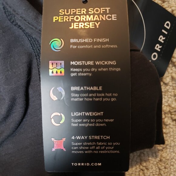 Torrid Active Super Soft Performance Jersey Full Length Active Jumpsuit Size 1 - Picture 10 of 12